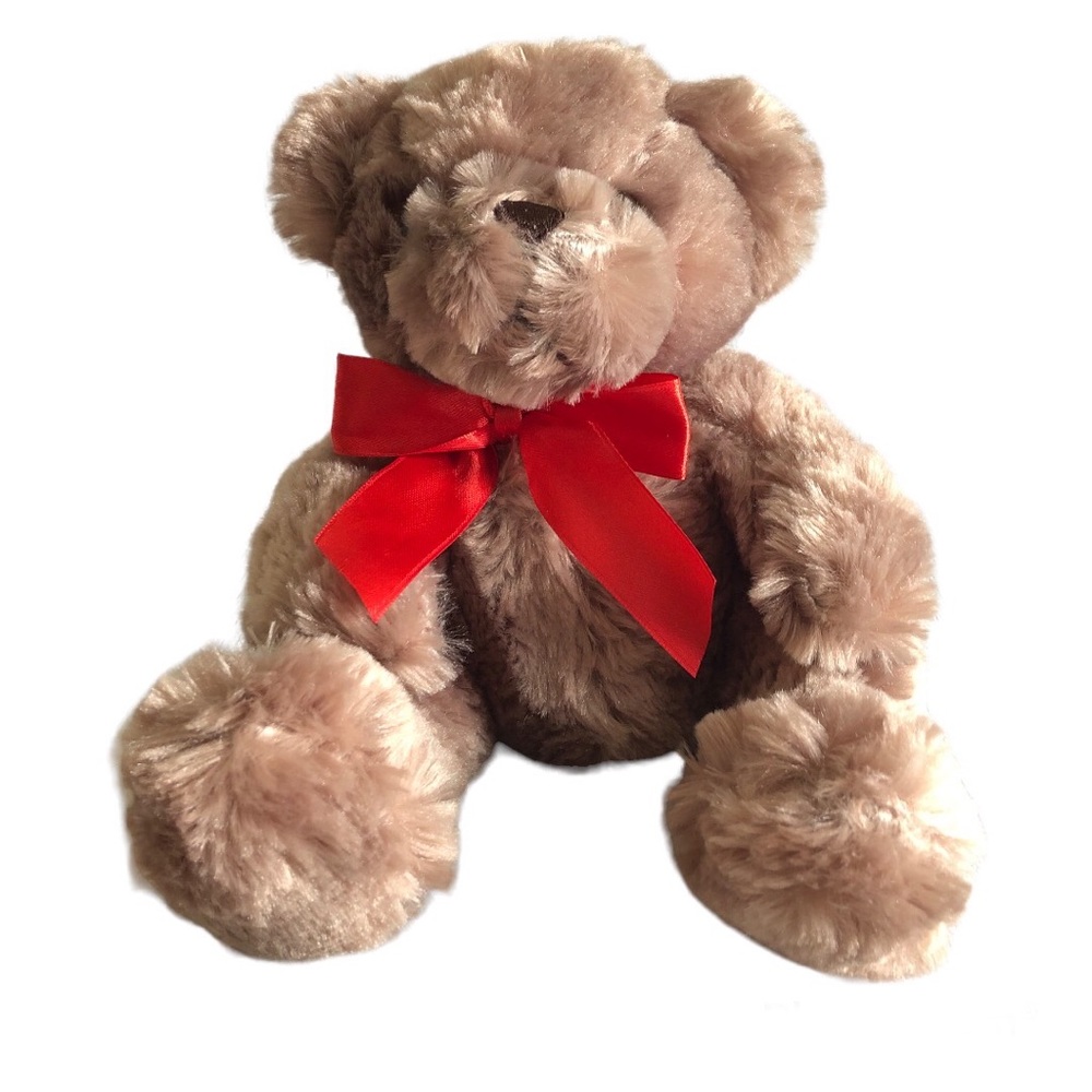 Anico Lotsa Love Meet CJ Tan Brown Teddy Bear 7" Soft Plush Stuffed Animal